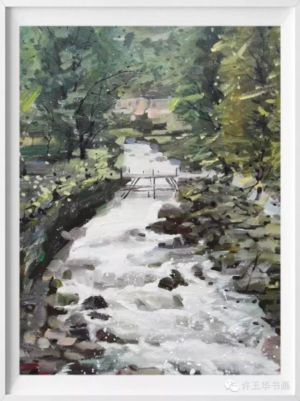 执着而行，丹心于油彩中的光芒——许玉华的风景写生_油画天地_江西艺术资讯网